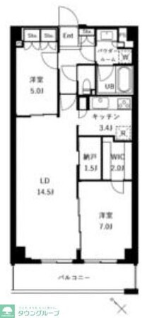 ザ・ケンジントン・レジデンスときわ台の物件間取画像